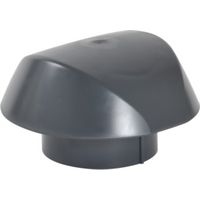 Nicoll – Chapeau de ventilation Ø100 sans moustiquaire – Ventilation de chute et extraction VMC – Adaptable sur tube PVC et toit plat