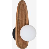 Aplique de pared en madera de acacia Freidy SKLUM ↑30 cm