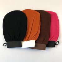 4x 1521 Cmgant Exfoliant, Gant De Crin, Gant Kessa, Hammam, Gommage Naturel Et Efficace, Corps Et Visage Femme Et Homme, Nettoie Et Purifie La Pe