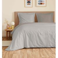 Parure de draps 4 pièces "Vanessa" pour lit 140 x 190 cm Gabrielle Naturel - -