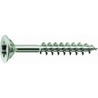 Vis à bois aggloméré en acier chromiting - MUSTAD - Filetage partiel - 3,5 - 45 - 28