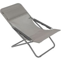 Chaise Longue - Bain De Soleil - Transat Jardin - Pliant - Transabed - Batyline® Iso - Gris Terre - Lafuma Mobilier
