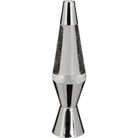 Lampe à Poser Tornade "Lava" 36cm Argent