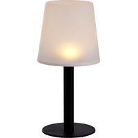 LED Solar Garten Tischlampe - 31 x 15 cm - Outdoor Deko Leuchte warm weiß - Garten Balkon Terrasse Beleuchtung für Außen