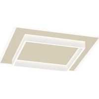 Plafonnier moderne top light wish 1223 65 led cct switch métal, finition métal le sable