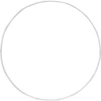 Arche de ballons, guirlande de ballons, support pour arche ronde, arche de jardin en métal, support pour arche circulaire-150X150X2CM-White