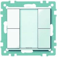 Merten M Minimalistischer weisser Wandschalter mit zwei Wegen