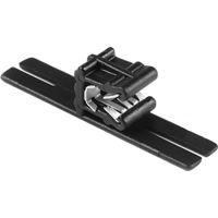 HellermannTyton 151-03403 - 500 x Taping clips for sheet metal edges EC17 - 46.5x10x13mm Black