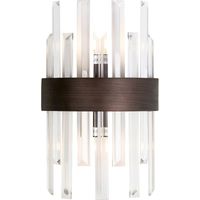 Lampe Avan murale bronze élégante - Bronze raffiné et luminosité pure