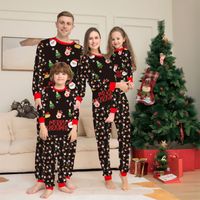 Pyjamas de Noël assortis pour toute la famille, pyjamas en coton pour femmes et hommes, vêtements de nuit, pyjamas à manches longues pour la famille et les couples