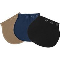 Lot de 3 rallonges élastiques pour jeans homme Flex, ceintures de grossesse et rallonges de taille pour pantalons et jeans de maternité