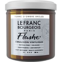 Peinture vinylique - Flashe - Terre ombre brûlée - 477 - Lefranc Bourgeois - 125ml