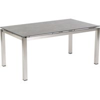 Sonnenpartner Gartentisch Base 160x90 cm Edelstahl Tischsystem wählbare Platte