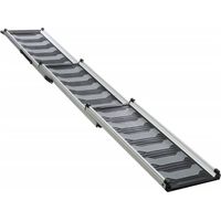 Teleskopische Rampe 3 Stufen, Aluminium/TPR für Hunde max. Gewicht 90 kg