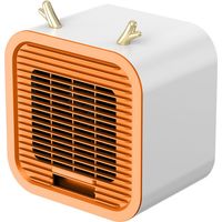 Ventilateur USB portable silencieux pour bureau et extérieur - Rafraîchisseur d'air compact orange
