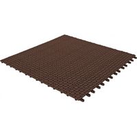 Set da 4 Piastrelle Flessibili in Plastica 55,5 x 55,5 cm da esterno, drenanti e autobloccanti