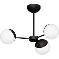 Milagro SFERA lampe noir et blanc 66 cm largeur