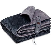 Solac CT8626 Norway - Scaldaletto elettrico 150x80cm, 60W, tecnologia Sensfort, sistema di protezione, 3 intensità, lavabile in lavatrice fino a 30ºC, spegnimento automatico 180 min, bianco
