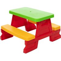 Kadax Mobilier d'extérieur pour enfants rouge durable