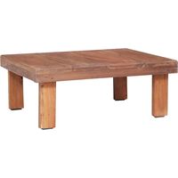 Table basse 60x45x23 cm bois d'acajou massif