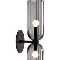 LÁMPARA de PARED APP1208-2W NEGRO E14