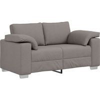 Canapé-Sofa Taupe 160 x 80 x 82 cm tissu