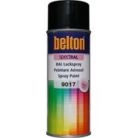 Bombe peinture - AUTO K - RAL 9017 NOIR SIGNALISATION - 400 ml - Mat - Peinture standard RAL