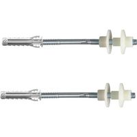 Fixations lavabo FISCHER WD 10x180mm avec chevilles et écrous