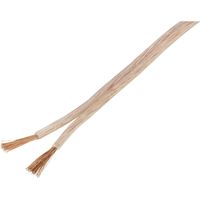Tru Components – Câble haut-parleur 1567141 2 x 2.5 mm² transparent – Longueur 20 m – Très flexible pour installations audio professionnelles