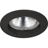 Plafonnier encastré NIX Fijo redondo GU5.3 50W Noir