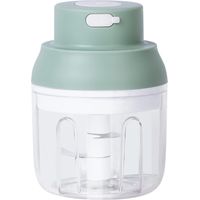 Mini Hachoir Électrique, 250ML Portable Hachoir à Viande, Hachoir à Ail électrique, Chargeur USB, Hachoir à Nourriture électrique, Hachoir et Broyeur de Nourriture, Mini Robot Culinaire