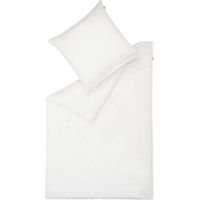 SCHÖNER WOHNEN Ropa de cama para todo el año PURE 2.0 - 1 unidad 155x220 cm, Blanco