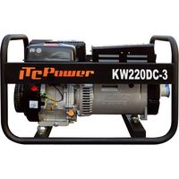 KW220DC-3 Motosoldadora Gasolina Trifásica ITCPower con alternador LINZ