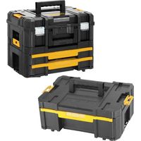 Dewalt DWST1-70702 TStak Combo II + IV and DWST1-70705 TStak III Deep Tool Boxes