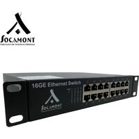Switch Ethernet 10'' 16 ports RJ45 Gigabit 10/100/1000 Mbps