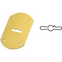 MOSTRINE ESTERNE A BOTTE IN OTTONE 95223/B- - mm.52x70 (95223B00C1) - 5 pezzi MOTTURA