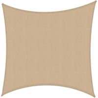 Sonnensegel quadratisch sand 300x300