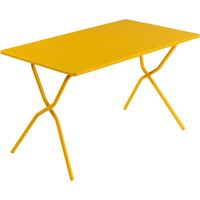 Table De Jardin Pliante 1207072cm - Balcony - Acier - Jaune Miel - Lafuma Mobilier