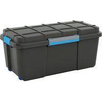 KIS 241507 Aufbewahrungsbox Scubba stapelbar (B x H x T) 780 x 350 x 395 mm Grau-Blau, Schwarz 1 St