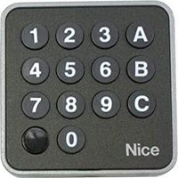 Nice – Clavier électronique à code radio – Alimentation par piles – Portée 200 m – Commande jusqu'à 2 automatismes – EDSWG