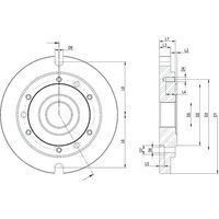 Röhm Grundplatte für CAPTIS-M und Drehfutter / Zylindrischer Zentrieraufnahme futterseitig nach DIN6350, Größe 65/80 / FutterØ 200 - 162401