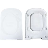 Copriwater Metropolitan Rak Ceramics termoindurente Soft Close bianco come originale