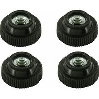 4x écrou moleté M5 plastique insert acier bouton molette