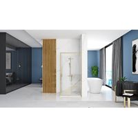 BOX DOCCIA ANGOLARE REA RAPID SLIDE 160X80 GOLD