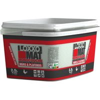 Acrylfarbe Matt Einzelschicht für Wände & Decken 2,5 l - Loxxo