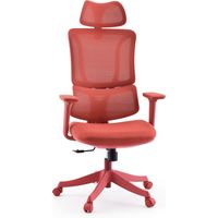 Bürostuhl / Drehstuhl Ergomy Colore 3D Netzstoff / Sitz Stoff rot mybuero