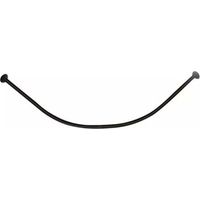Bastone Asta Per Tenda Doccia Barra Curva Angolare Nera 90x90cm Universale 87236 -