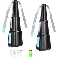 Ventilador de moscas para PC, carga USB, ventilador repelente de moscas, ventilador repelente de moscas plegable y colgante, ventilador repelente de mosquitos para picnic en interiores y exteriores