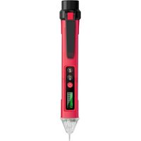 Digitaler Spannungsdetektor, berührungsloser Spannungsdetektor mit Taschenlampenfunktion (rot)