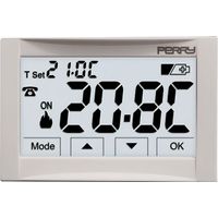 PERRY Termostato digitale ad incasso 3V serie “MOON” TOUCH SCREEN - 1TITE542